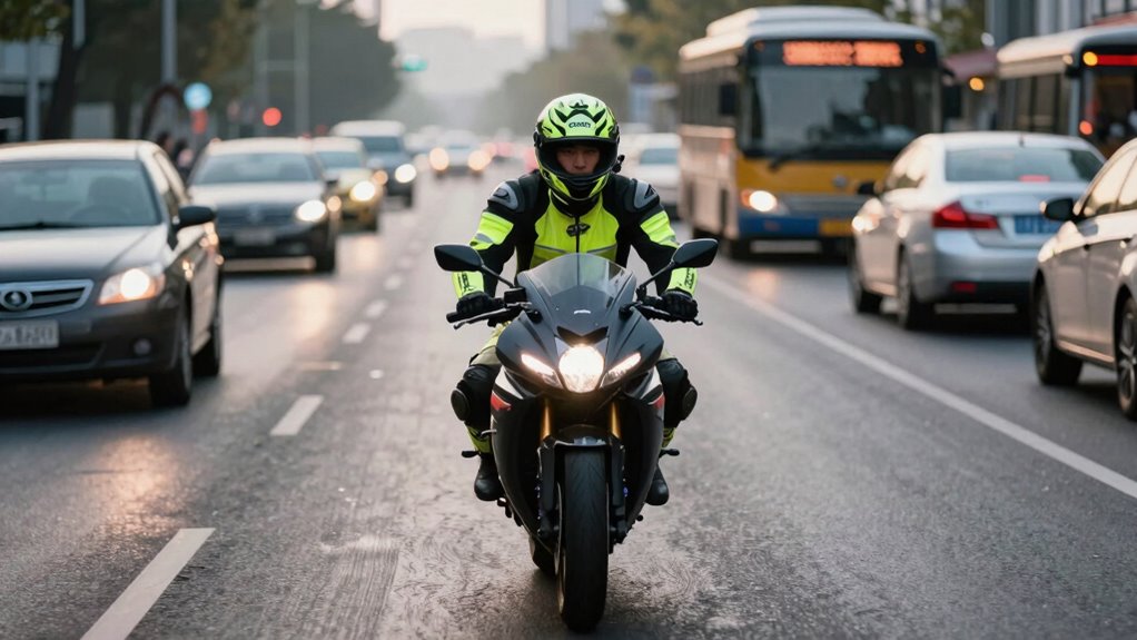 lane positioning safety tips