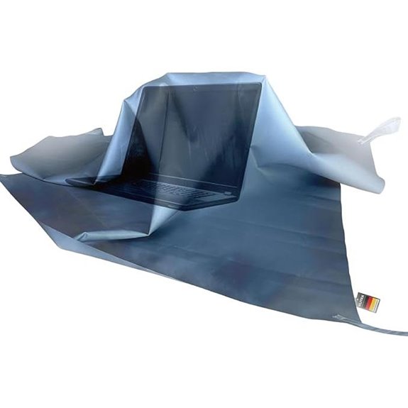 Fire Blanket 59x59 in | Fireproof Silicone & Fiberglass