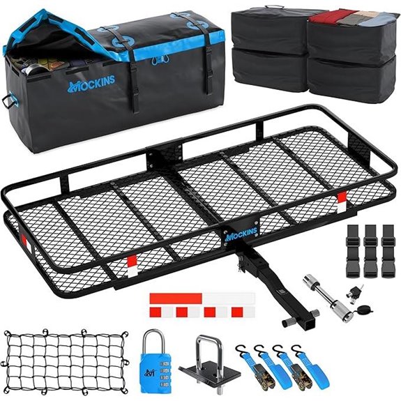 Mockins 60”x20”x6” Folding Cargo Carrier with Waterproof Bag