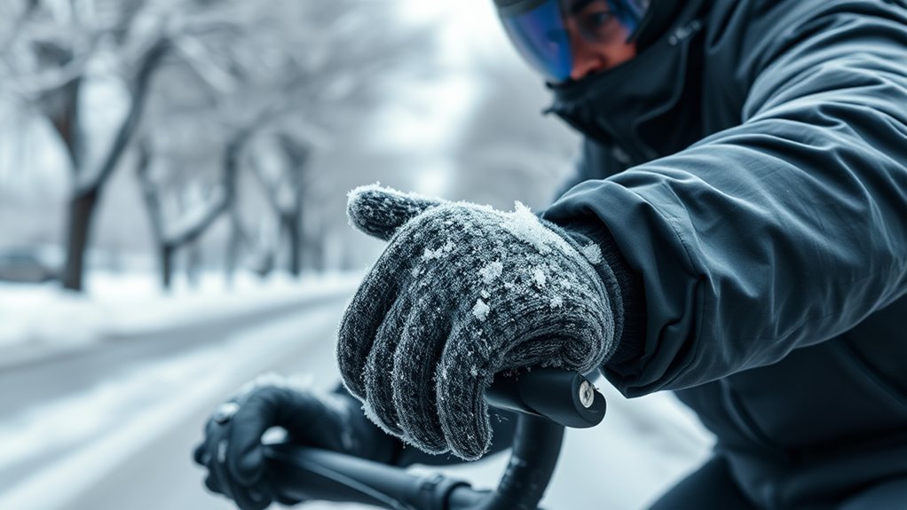 layered windproof winter gear