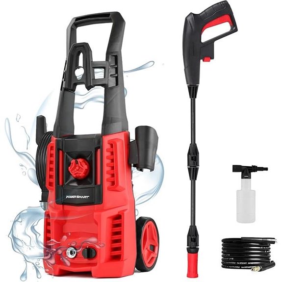 PowerSmart Light-Duty Pressure Washer with Foam Cannon