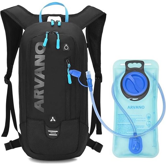 Lightweight Hydration Backpack with 2L Water Bladder