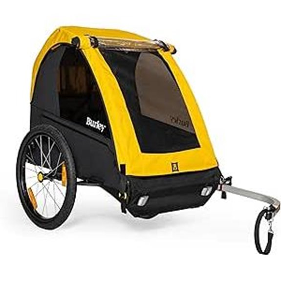 Burley Bee 1 and 2 Seat Lightweight Kids Bike-Only Trailer