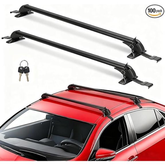 Universal Roof Rack Cross Bars with Locks