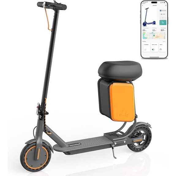Electric Scooter for Adults with Long Range and Dual Brakes