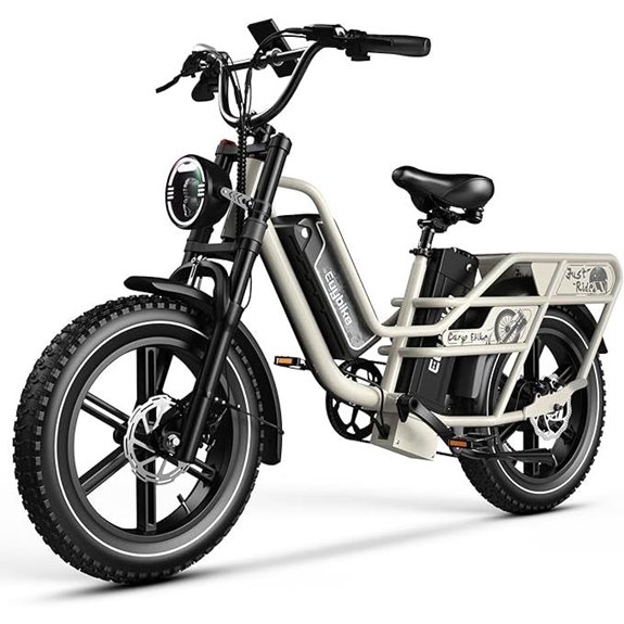 Dual Battery Electric Fat Tire Bike with Long Range