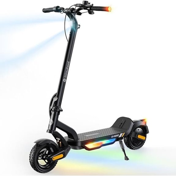 isinwheel S-Nova Electric Scooter – Long Range Fast Foldable