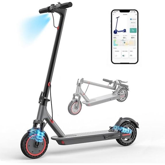 Maxshot Electric Scooter with Long Range and Folding Design