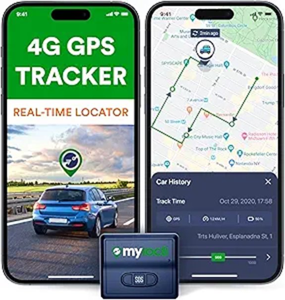 Magnetic 4G LTE Vehicle GPS Tracker with App