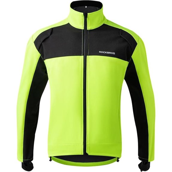 ROCKBROS Men's Winter Cycling Jacket - Warm & Windproof