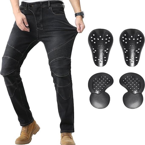 Motorcycle Riding Pants with CE Armor for Men