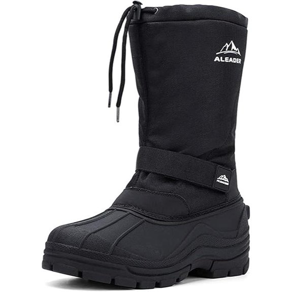 ALEADER Men's Waterproof Winter Snow Boots