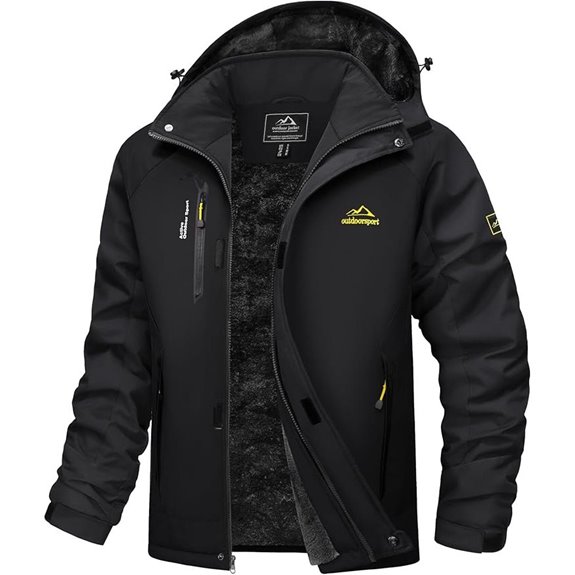 MAGCOMSEN Men's Winter Ski Water-Resistant Jacket