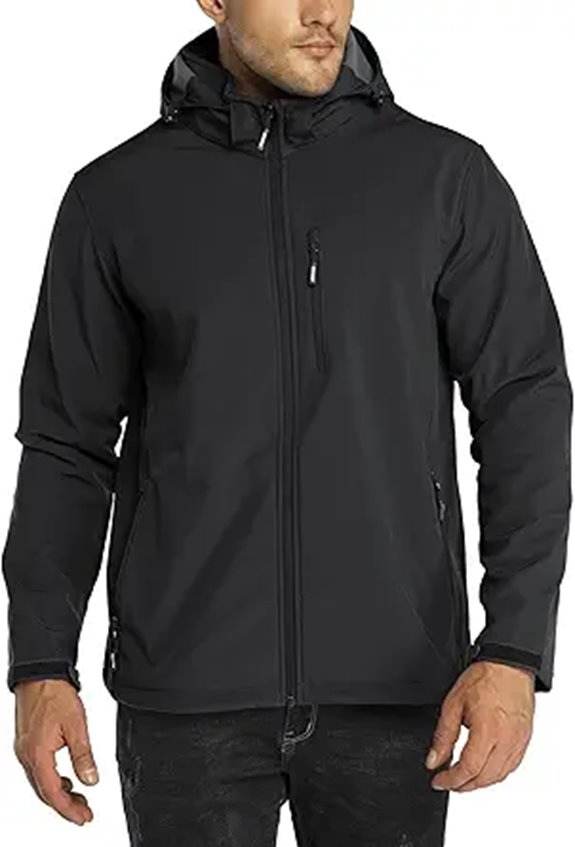 Outdoor Ventures Men's Water-Resistant Softshell Jacket