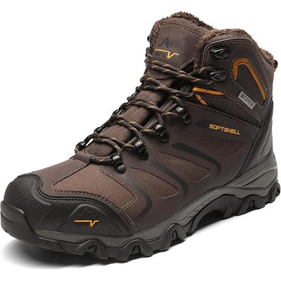 NORTIV 8 Men's Waterproof Winter Snow Boots