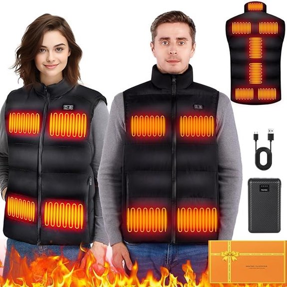 Heated Vest for Men with Rechargeable Battery