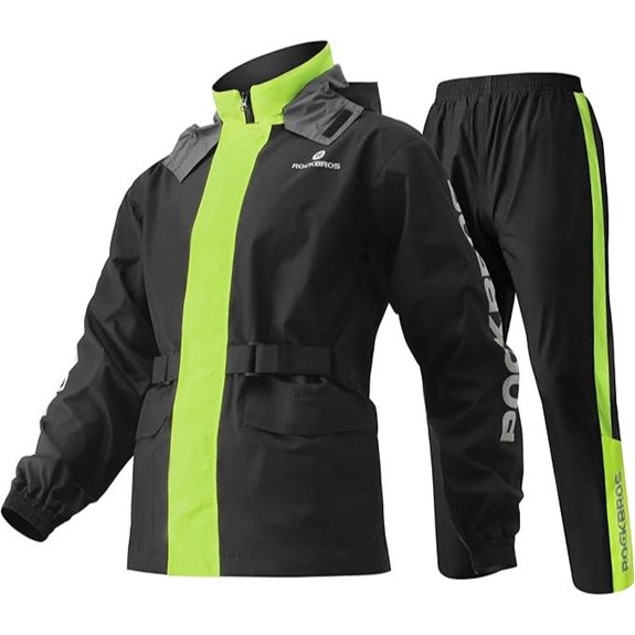 ROCKBROS Men's Cycling Rain Suit with Pants