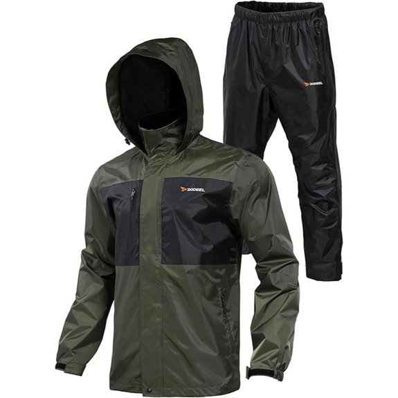 Rodeel Waterproof Fishing Rain Suit for Men