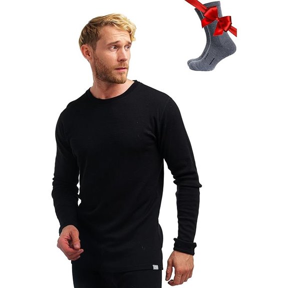 Merino.tech Men’s Merino Wool Base Layer Set