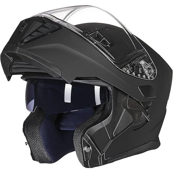 ILM Modular Motorcycle Helmet with LED Tail Light