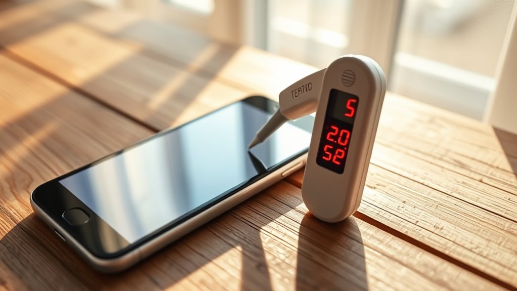 monitor battery temperature regularly