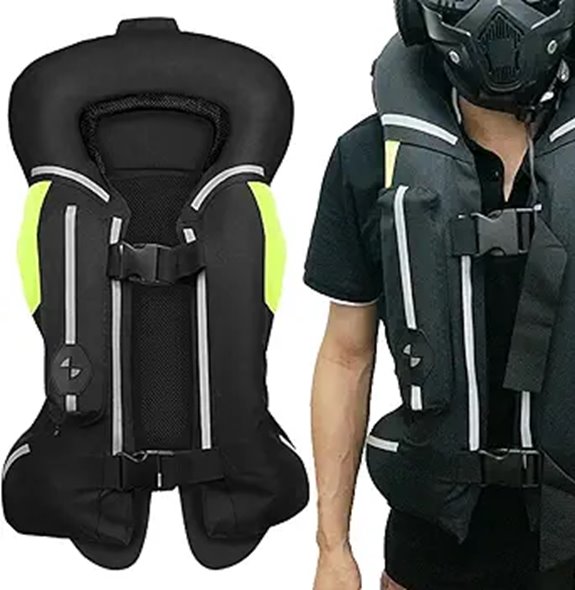 Motorcycle Airbag Vest with Reflective Strip for Adults