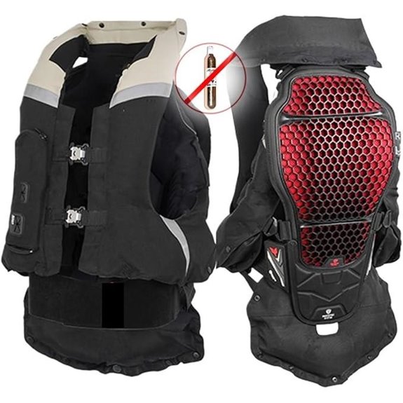 High Energy Motorcycle Airbag Vest with CE Helmet