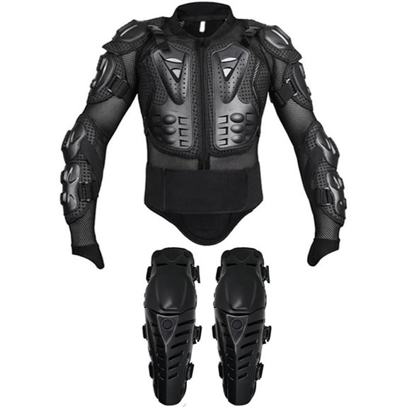 Motorcycle Protective Gear Set with Armor and Pads