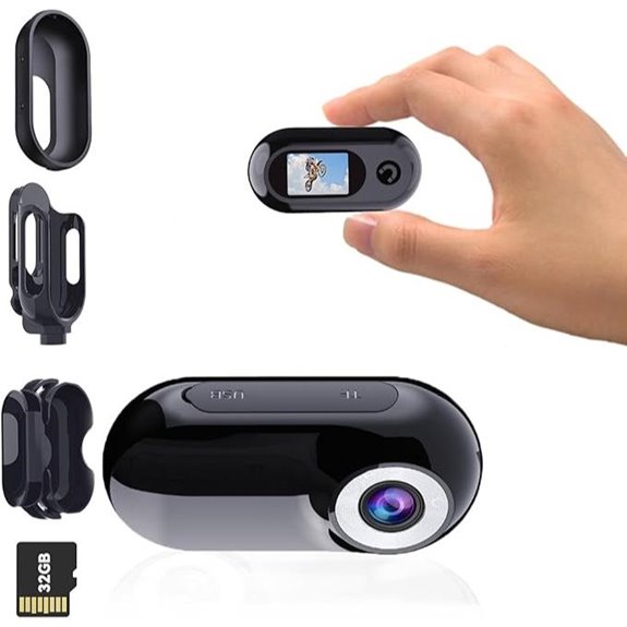 Mini Body Cam with 32GB Card for Motorcycle Recording