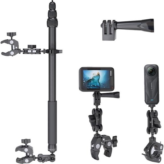 360 Motorcycle Mount Kit for Insta360 and GoPro