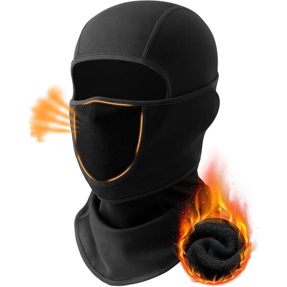 Balaclava Ski Mask with Movable Design for Winter