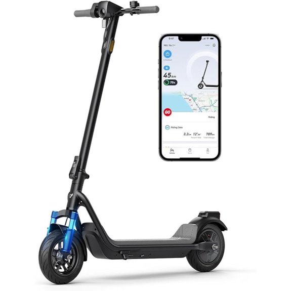 niu scooter with suspension