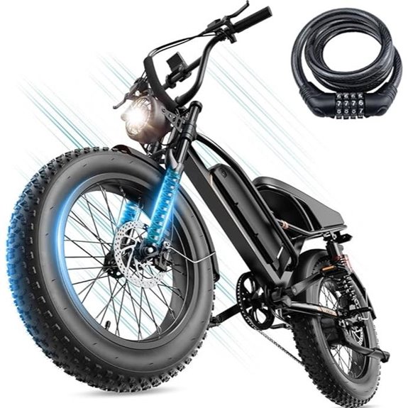 Off-Road 2000W Electric Bike with Fat Tires