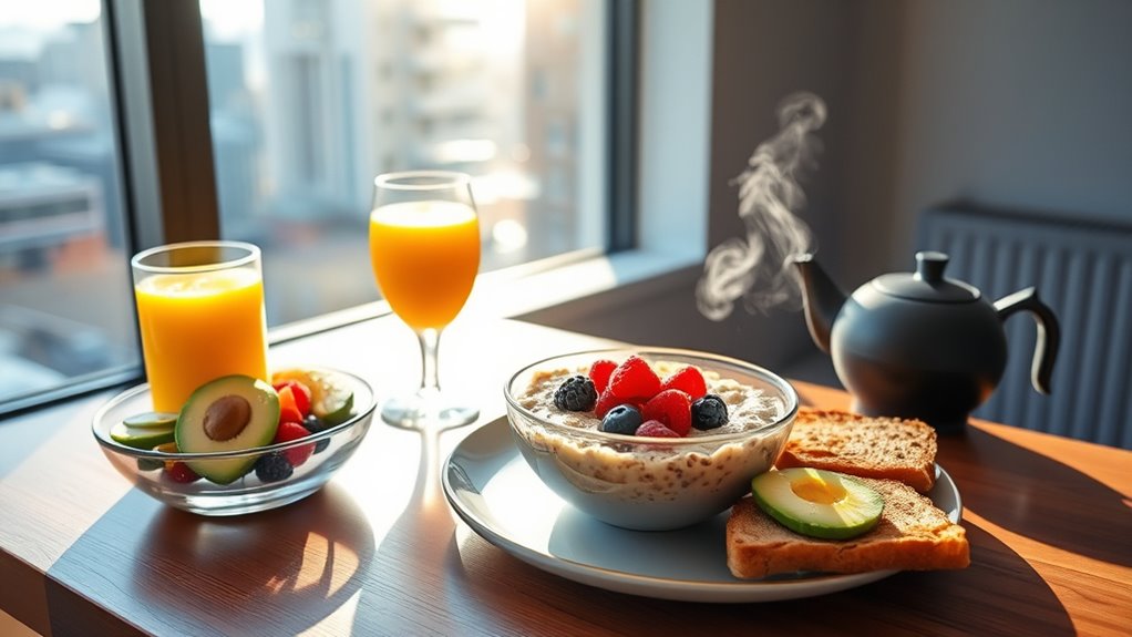 optimal breakfast timing and choices