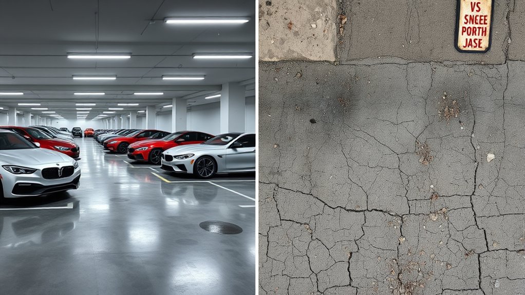 outdoor parking increases maintenance costs