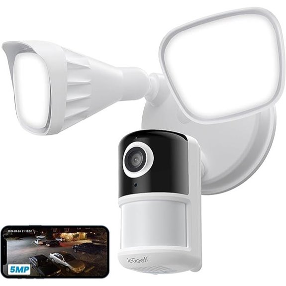ieGeek 5MP Outdoor Floodlight Camera with Motion Sensor