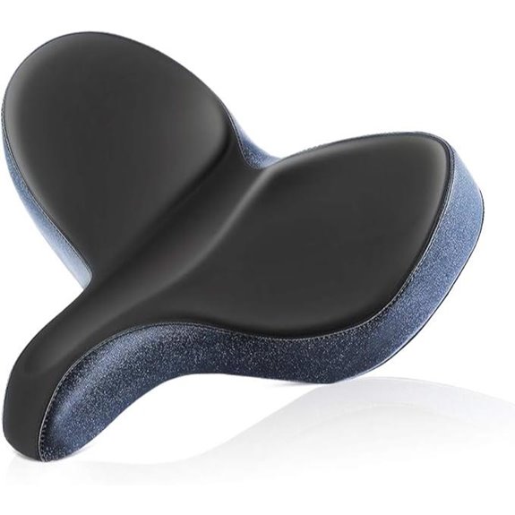 YLG Oversized Comfort Bike Saddle with Memory Foam