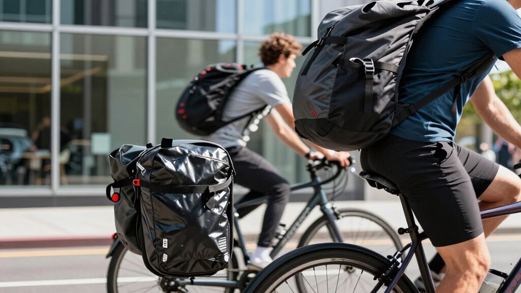 pannier vs backpack comparison