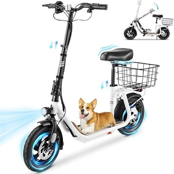 peak 800w scooter seat