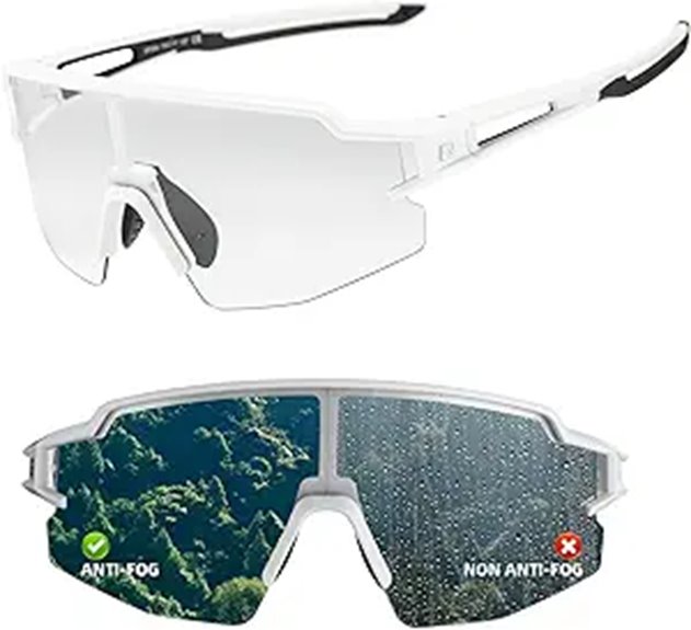 ROCKBROS Photochromic Sports Sunglasses for Men Women Cycling UV Protection