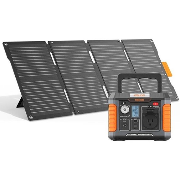 BALDR 300W Solar Generator with Panel for Camping