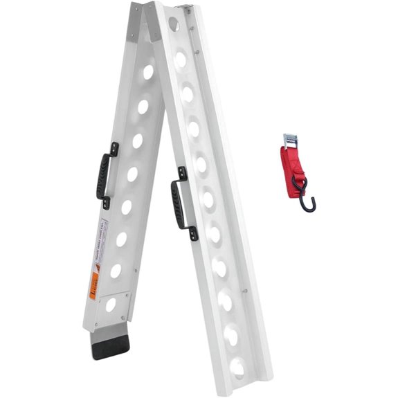 Aluminum Motorcycle Ramp 440 lbs Folding Portable