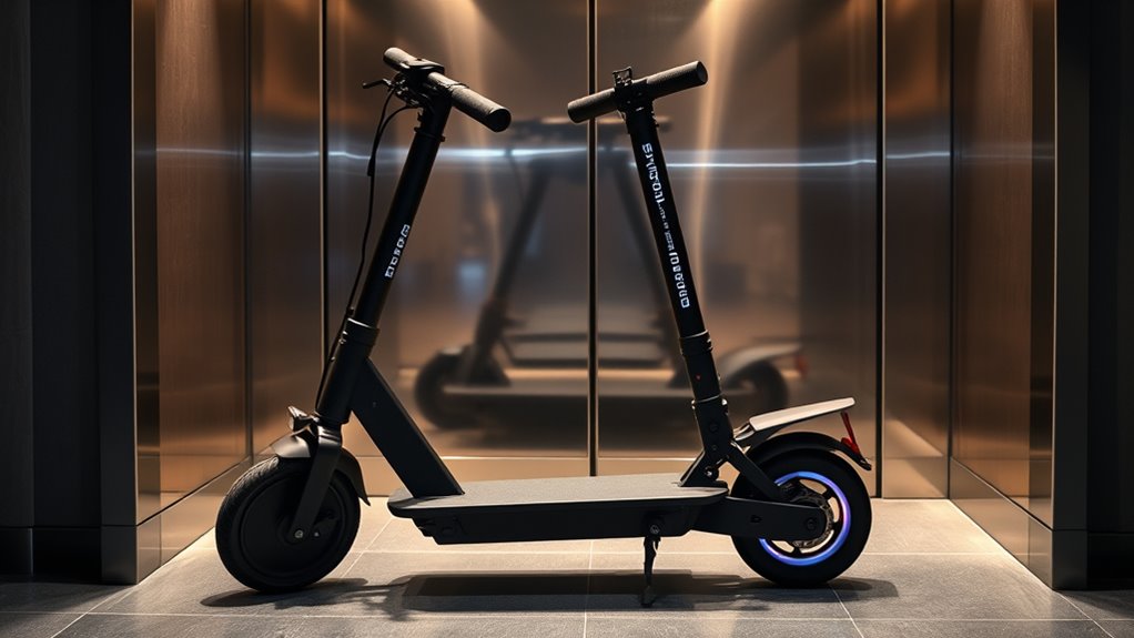 portable foldable safe scooter