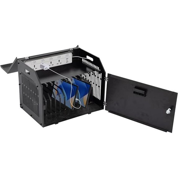 biosp 12-Device Portable Charging Station with Lock