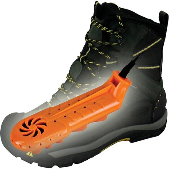 DryGuy Travel Dry DX Boot Dryer and Shoe Dryer Orange & Black