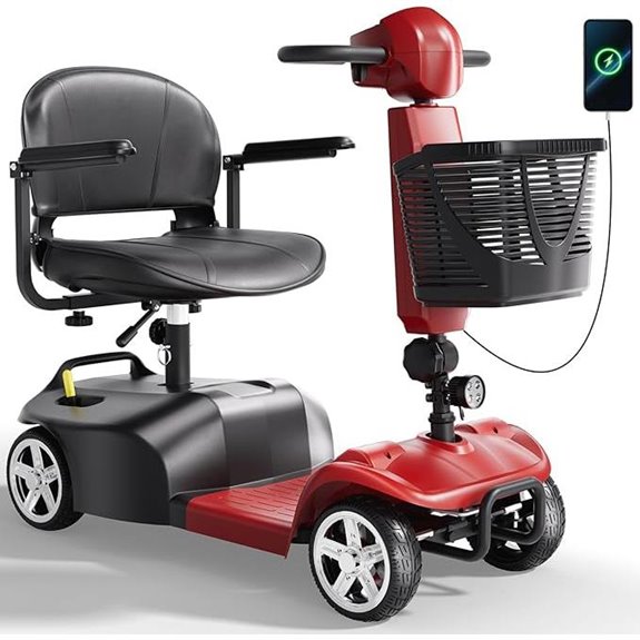 Foldable Electric Mobility Scooter for Seniors