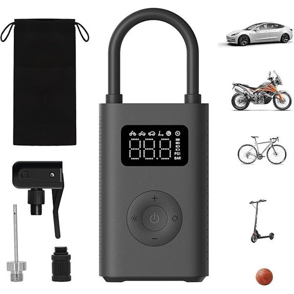 Portable Electric Air Compressor for Tires and Balls