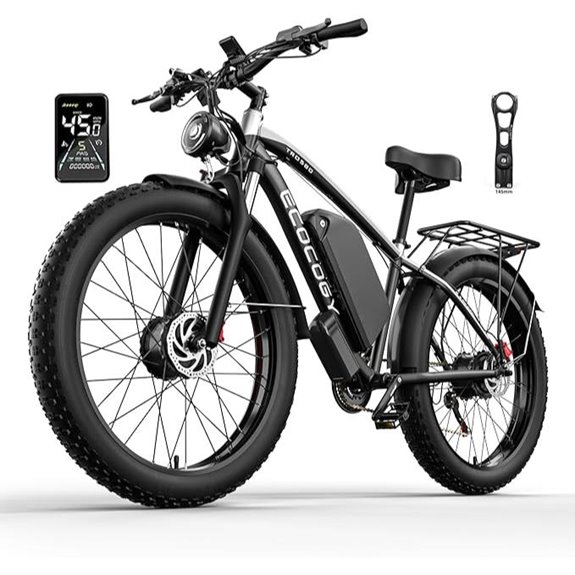 Electric Mountain Bike 52V 4000W Dual Motor 7-Speed