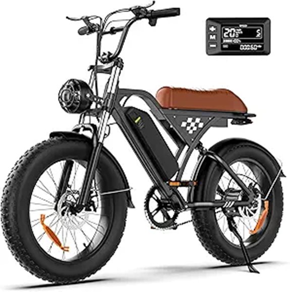 Electric Bike 1000W/750W/500W Removable Battery
