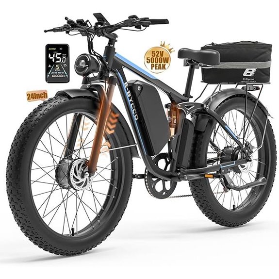 EBycco 5000W Dual Motor Fat Tire E-Bike